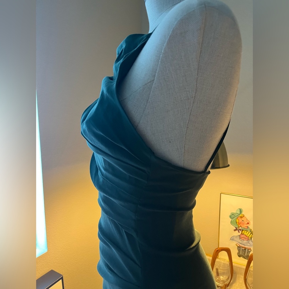 ZARA mini dress size small ! Green color - Picture 6 of 7